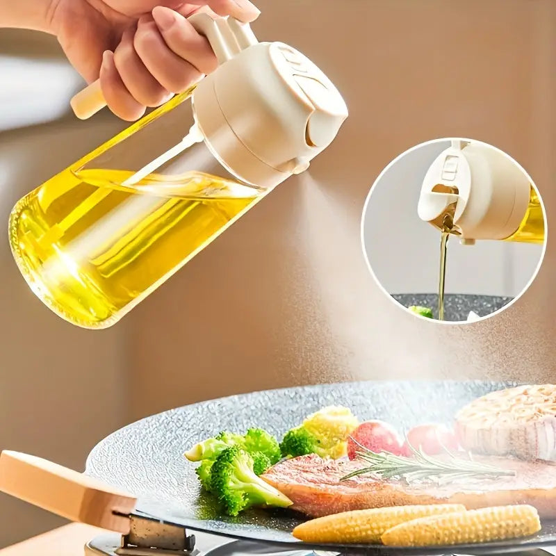 House Essential 2-in-1 Oil Mist & Pour Bottle For Cooking