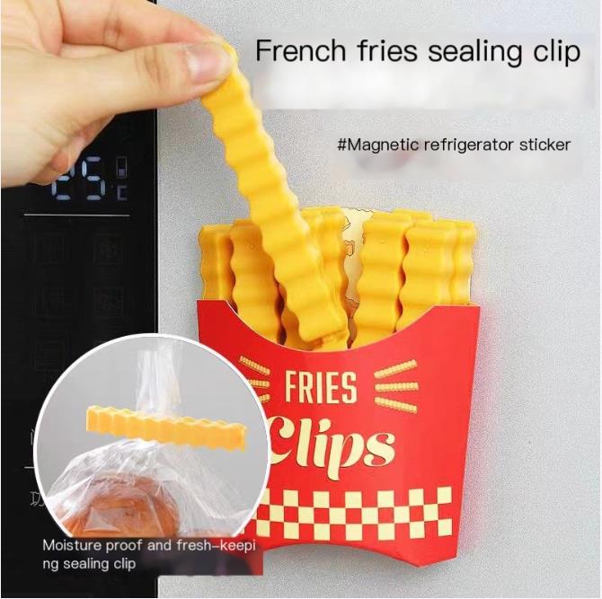 House Essential French Fries Shaped Bag Clips